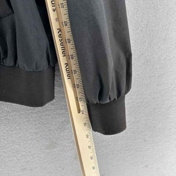 VTG Members Only Black Racer Jacket Mens 3X Lightweight Zip Up Collar 90s 1990s - Picture 9 of 11